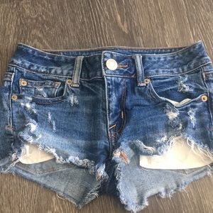Double zero American eagle shorts